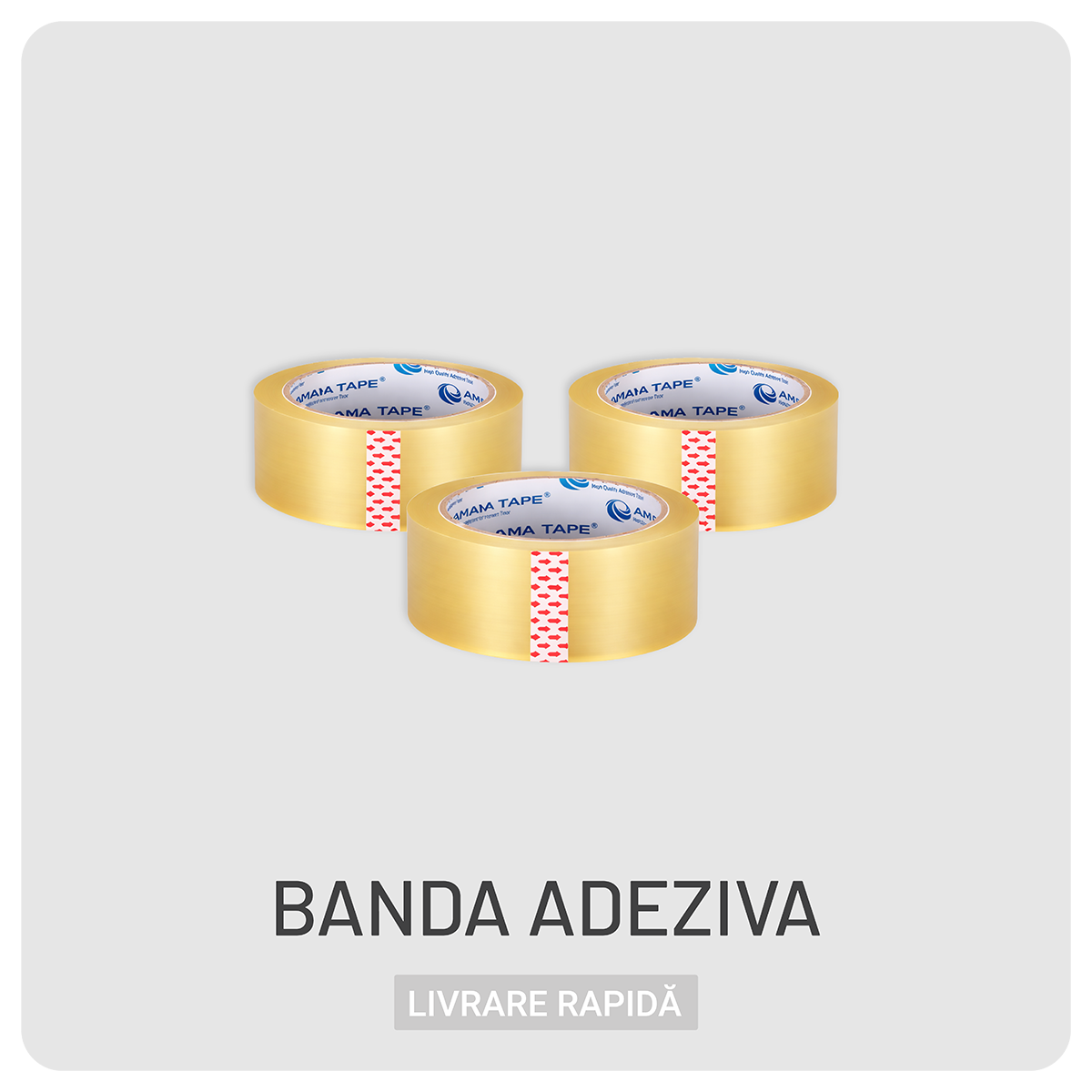 Banda adeziva transparenta (scoci) 48 mm x 60m, bax 6 bucati